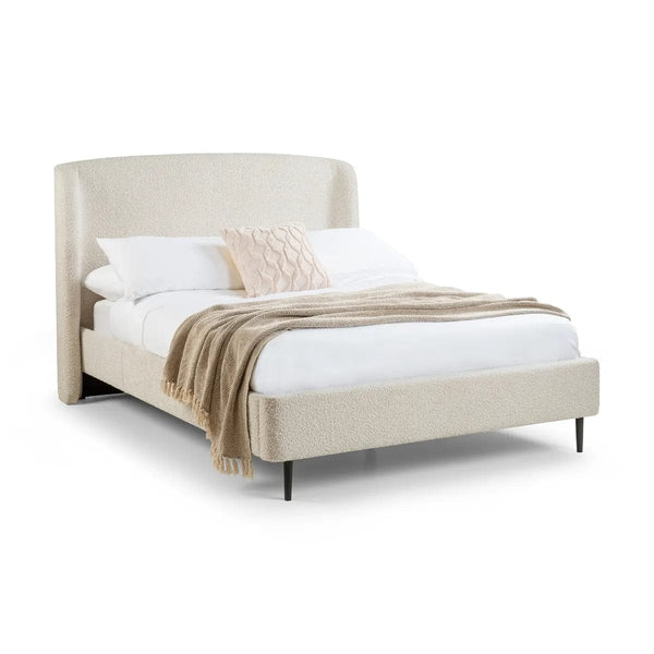 Julian Bowen Fabric Bed Eden Boucle Bed Bed Kings