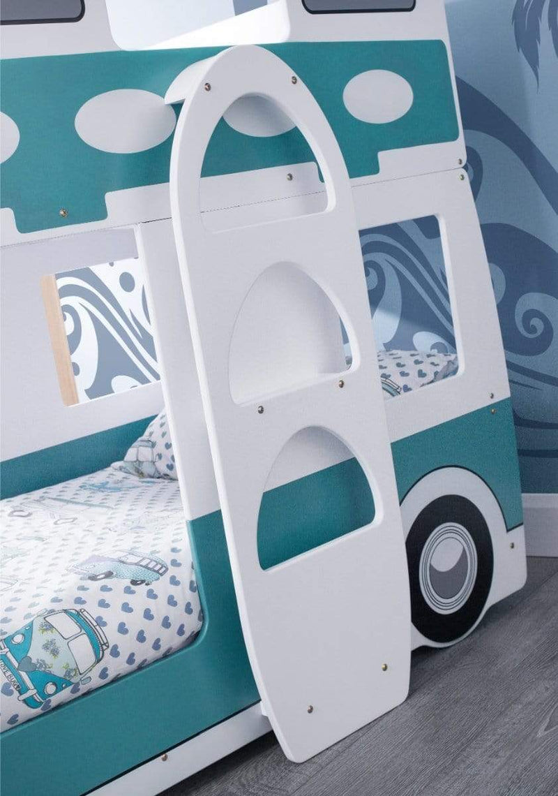 Julian Bowen Bunk Bed Campervan Bunk Bed - Personalised with your childs name Bed Kings