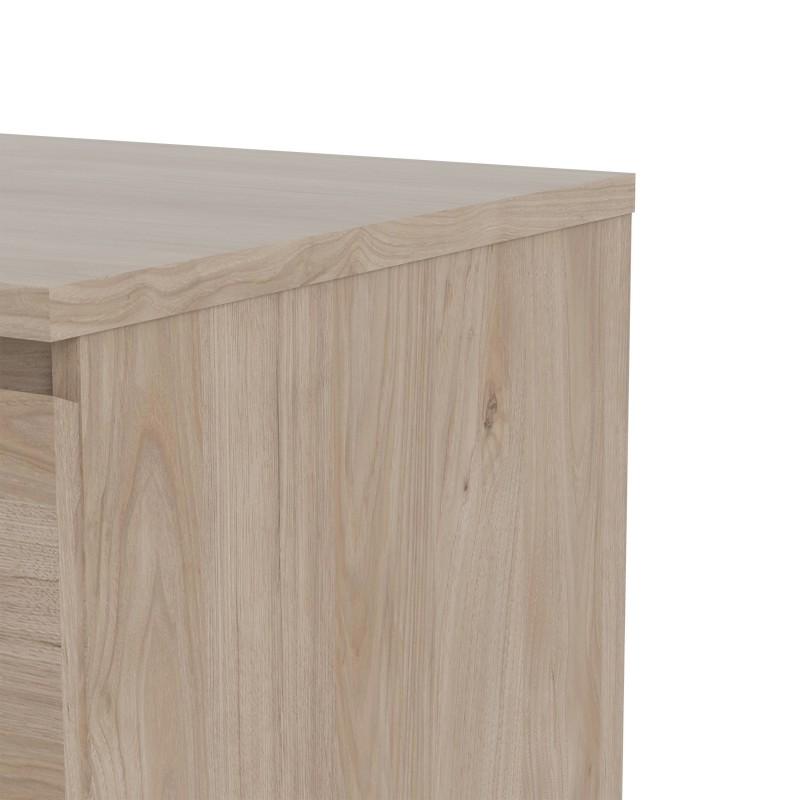 FTG Chest Of Drawers CLEARANCE Naia Chest of 3 Drawers in Jackson Hickory Oak Bed Kings