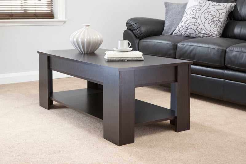 GFW Coffee Table Lift Up Coffee Table Espresso Bed Kings