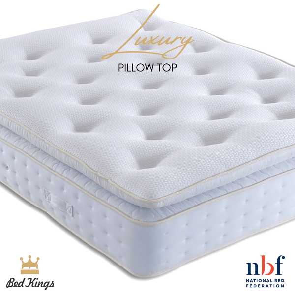 Bed Kings Mattress Luxury Pillow Top and Pocket Spring Mattress Bed Kings