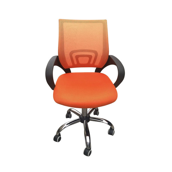 LPD Office Chair Tate Mesh Back Office Chair Orange Bed Kings
