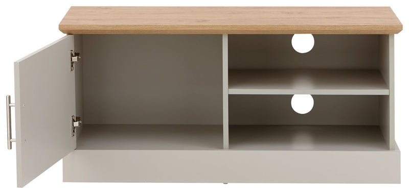 GFW TV Unit Kendal Small TV Unit Grey Bed Kings