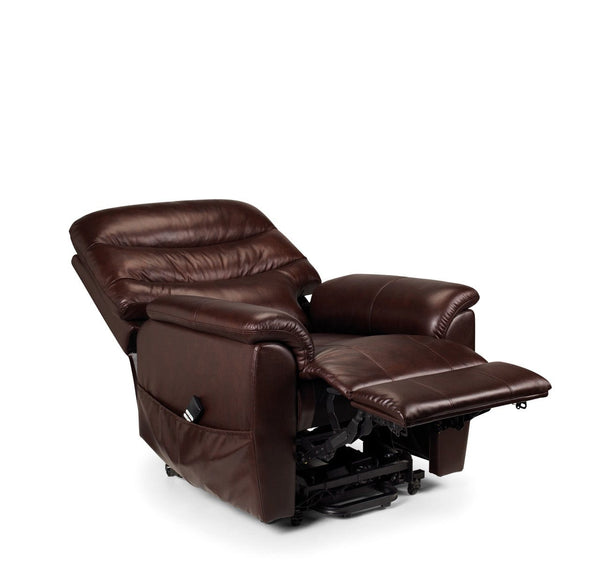 Julian Bowen Armchair Pullman Leather Rise & Recline Chair - Dual Motor Bed Kings
