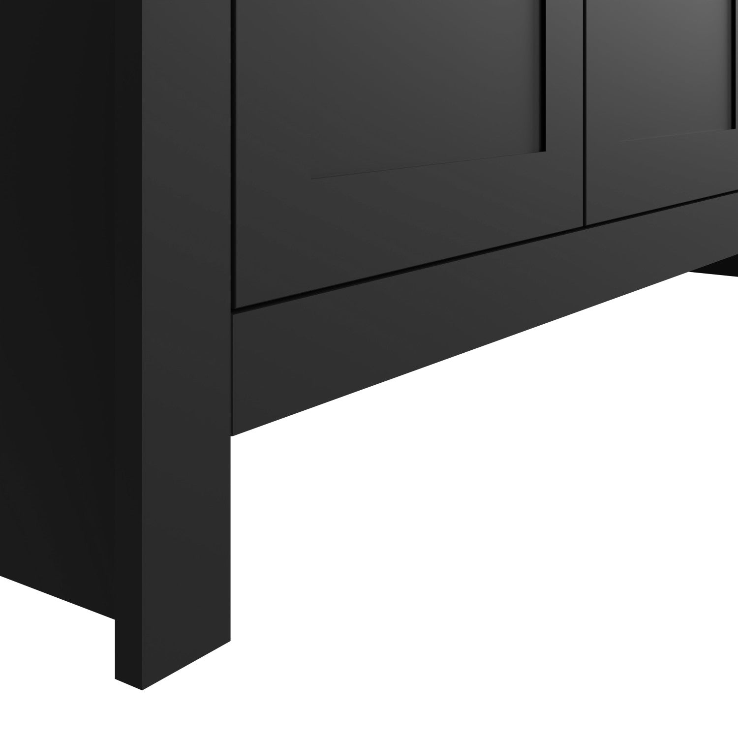 GFW Bedroom Set Lancaster 4 Piece Bedroom Set Black Bed Kings