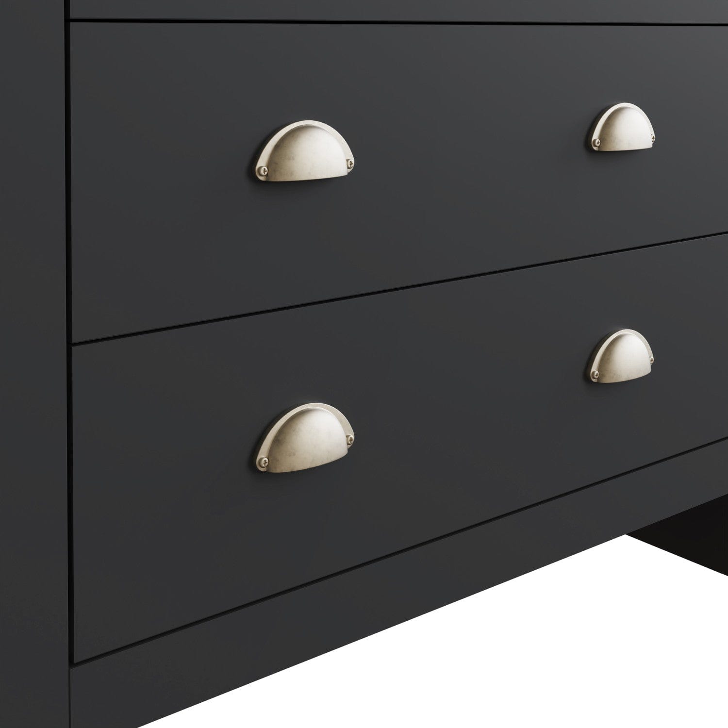 GFW Bedroom Set Lancaster 4 Piece Bedroom Set Black Bed Kings