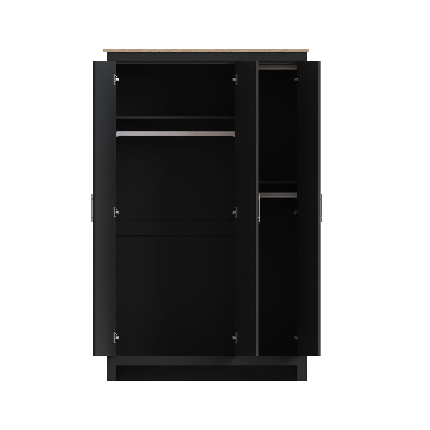 GFW Bedroom Set Lancaster 4 Piece Bedroom Set Black Bed Kings