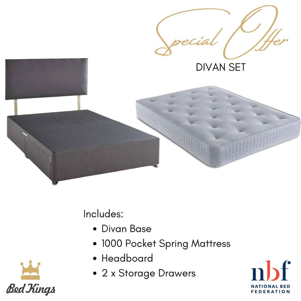 Lancaster 4 Piece Set Slate Blue GFW
