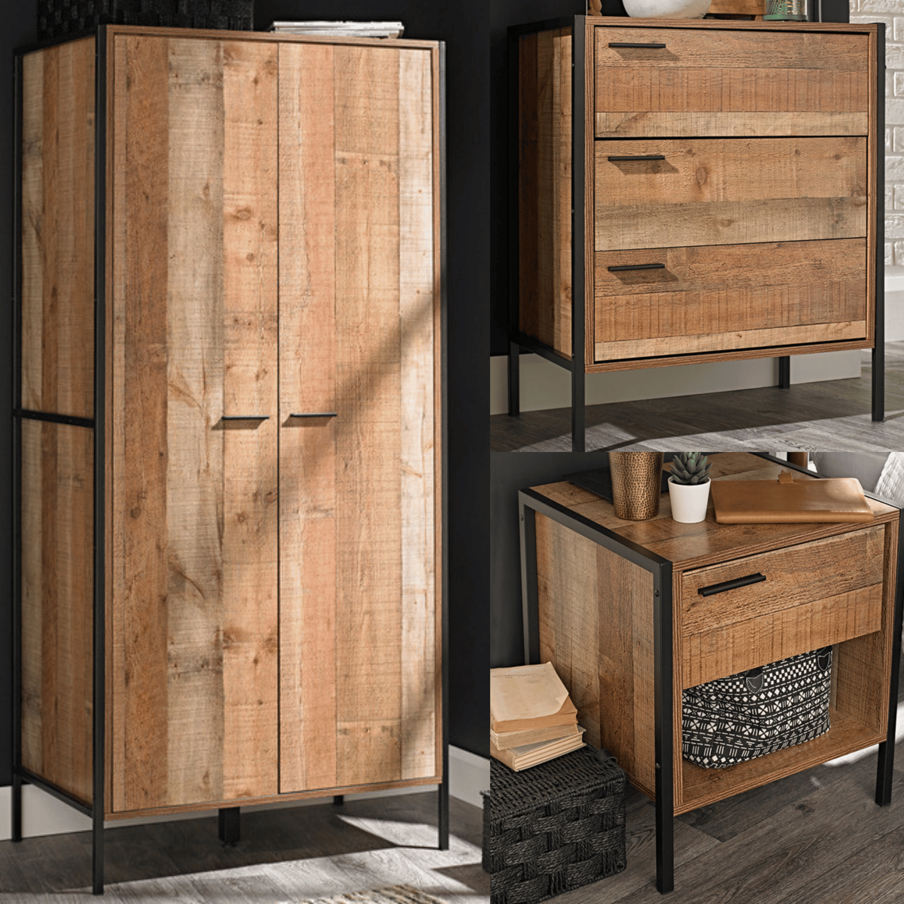 LPD Bedroom Set Hoxton 3 Piece Bedroom Set Bed Kings