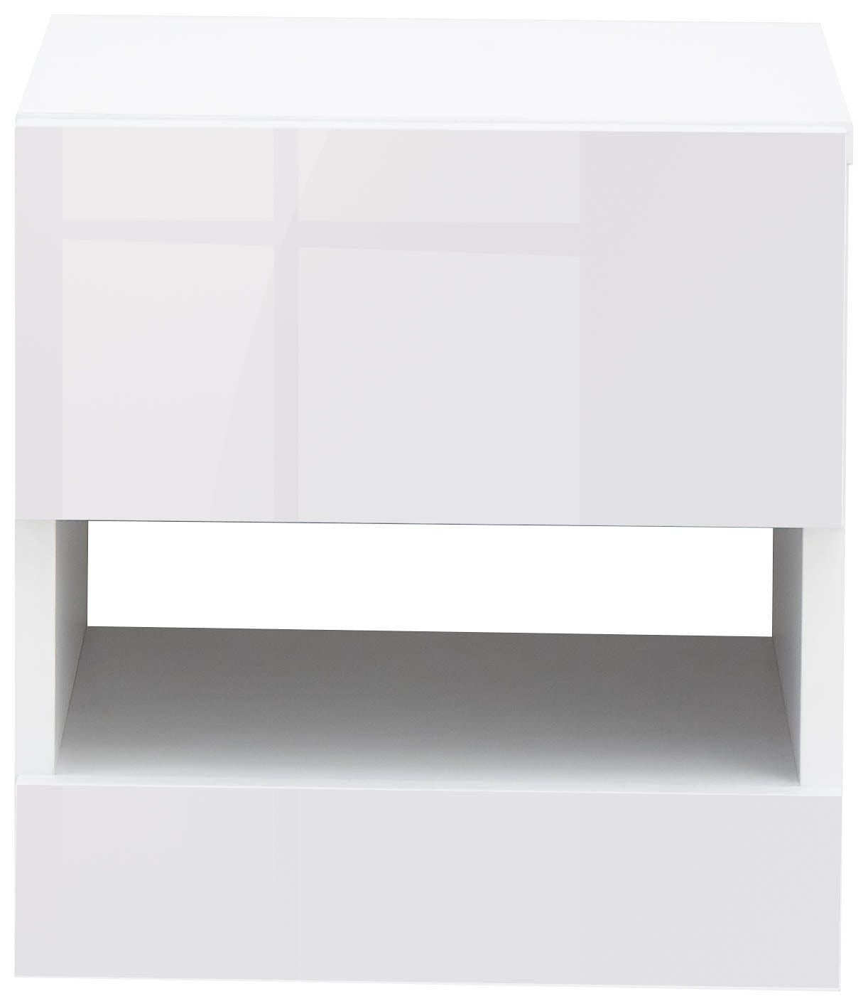 GFW Bedside Table Galicia Pair Of Wall Hanging Bedside Tables White Bed Kings