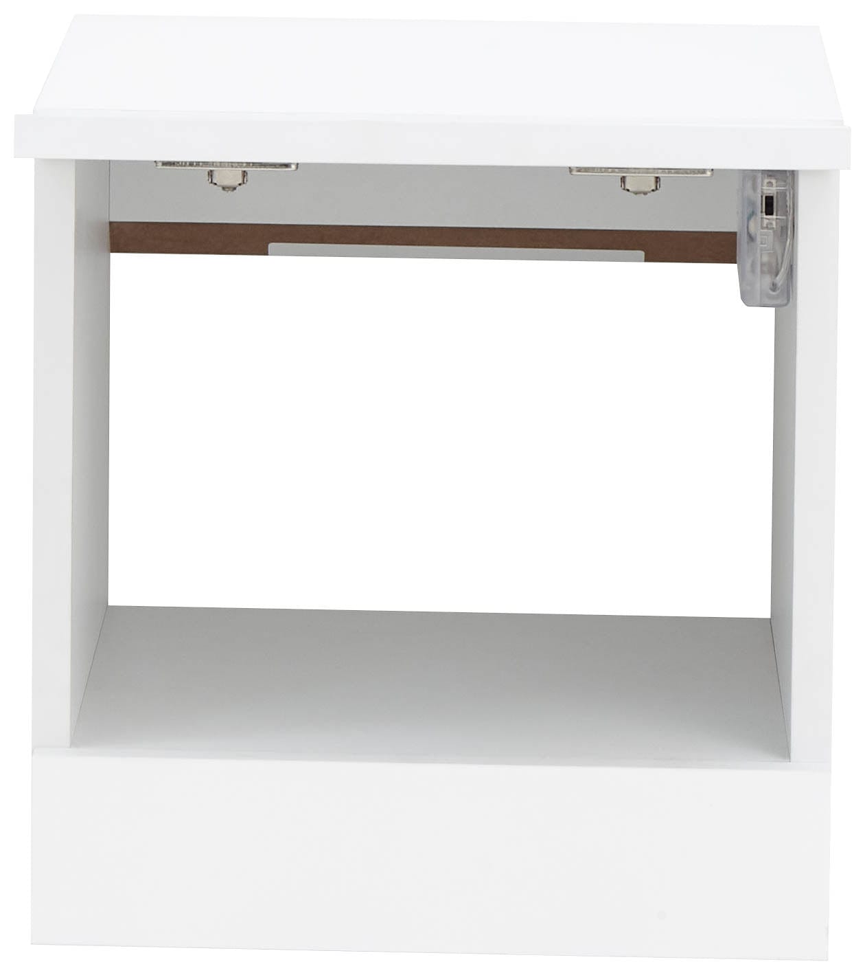 GFW Bedside Table Galicia Pair Of Wall Hanging Bedside Tables White Bed Kings
