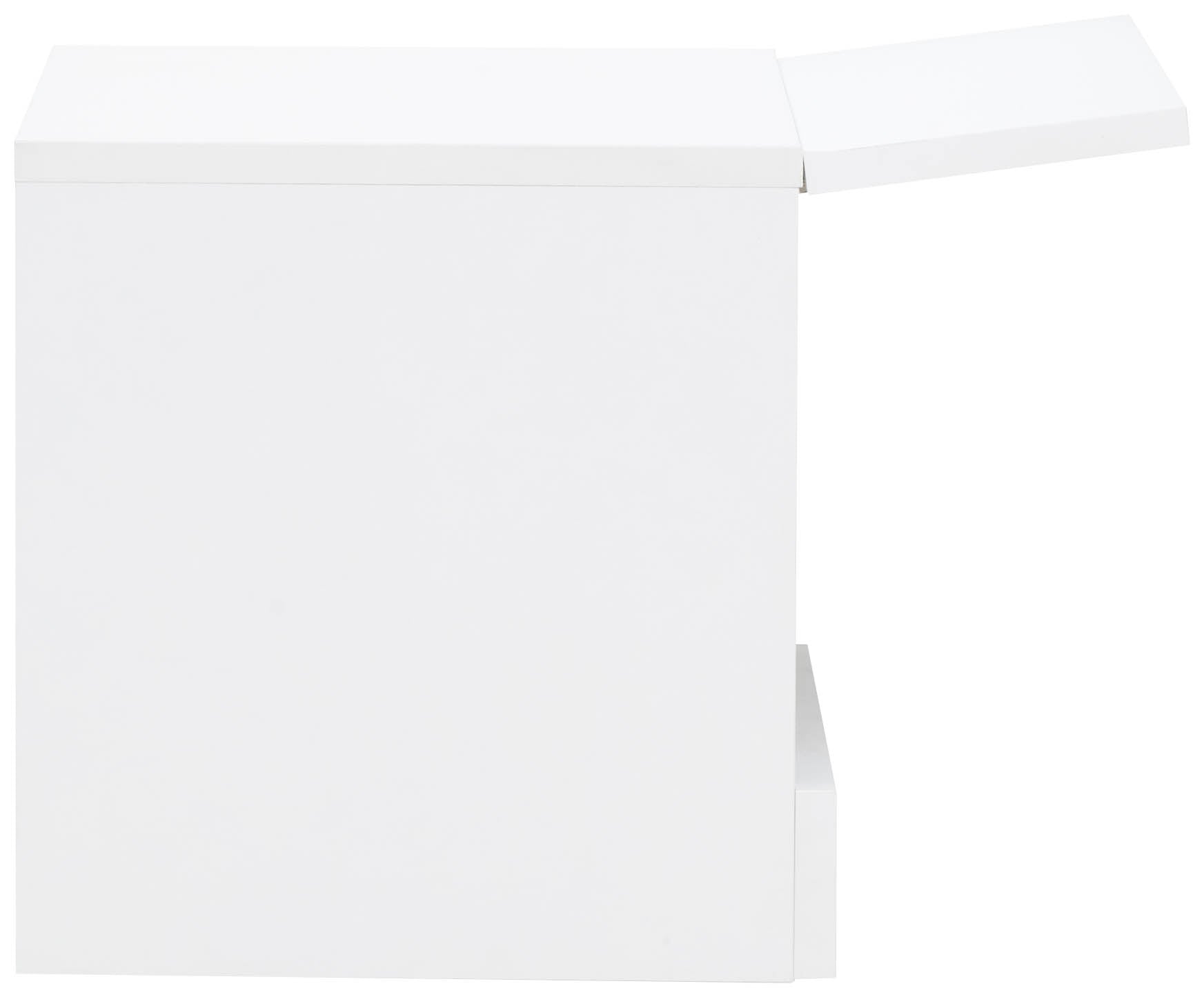 GFW Bedside Table Galicia Pair Of Wall Hanging Bedside Tables White Bed Kings