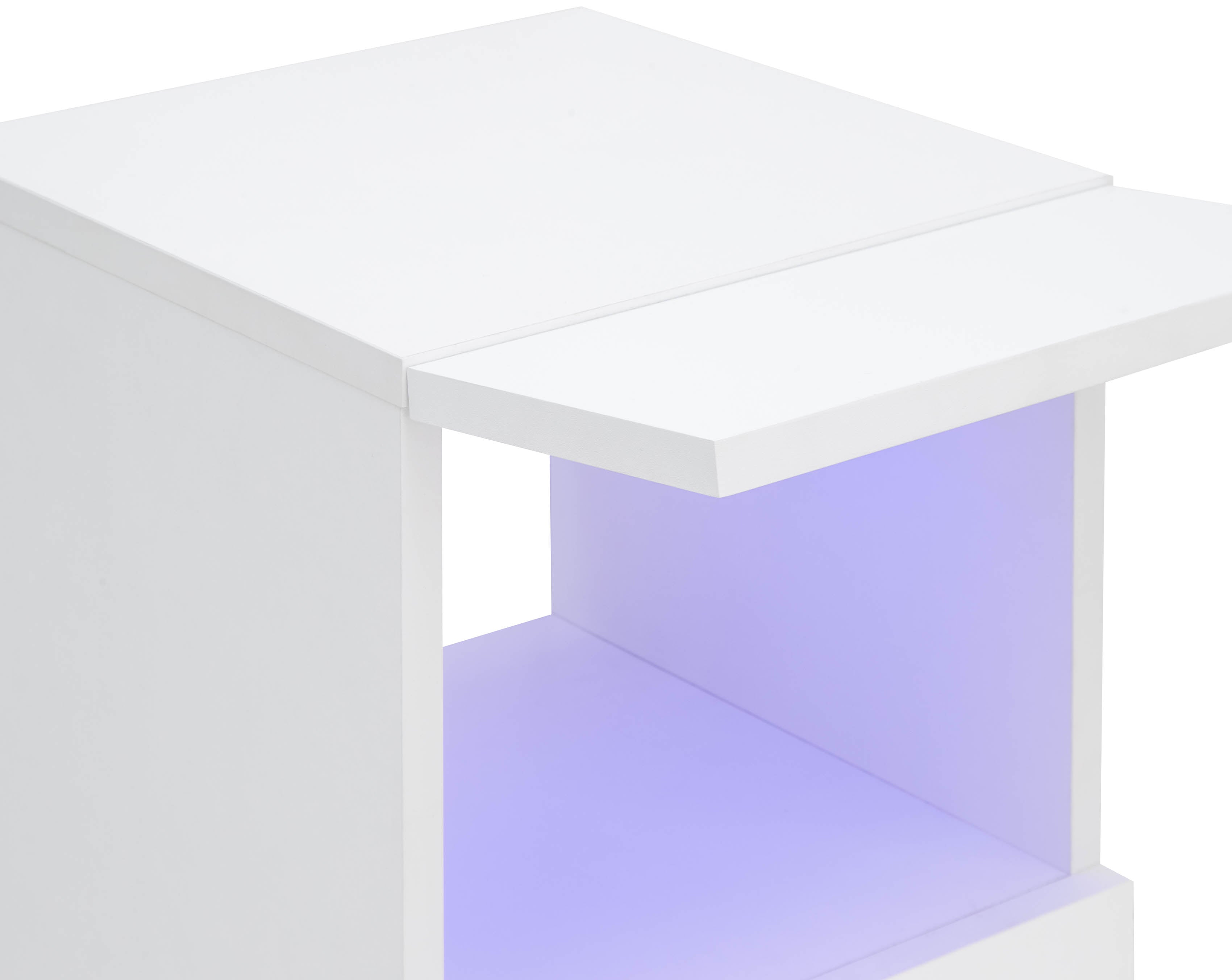 GFW Bedside Table Galicia Pair Of Wall Hanging Bedside Tables White Bed Kings