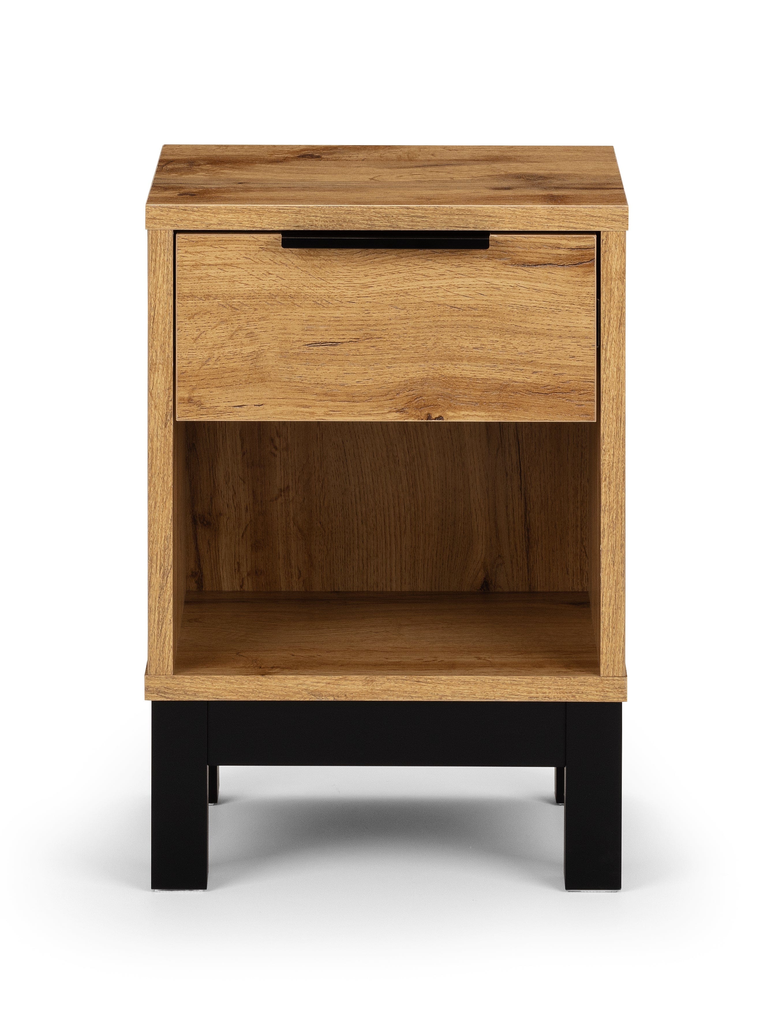 Julian Bowen Bedside Table Bali 1 Drawer Bedside Bed Kings