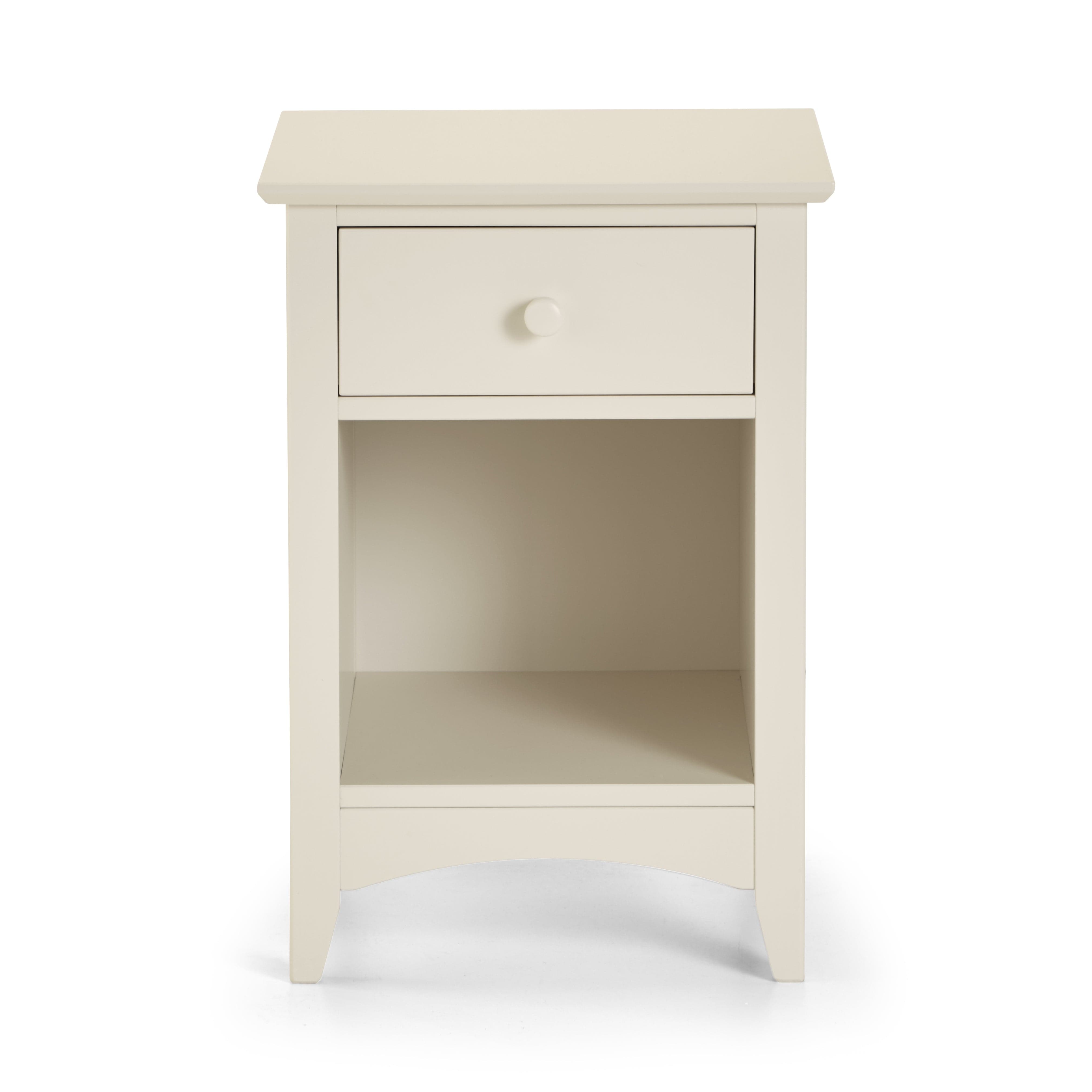 Julian Bowen Bedside Table Cameo 1 Drawer Bedside Bed Kings