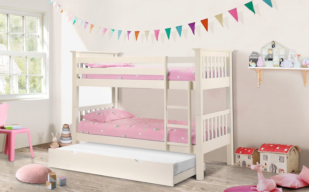 Julian Bowen Bunk Bed Barcelona Bunk Stone White Bed Kings