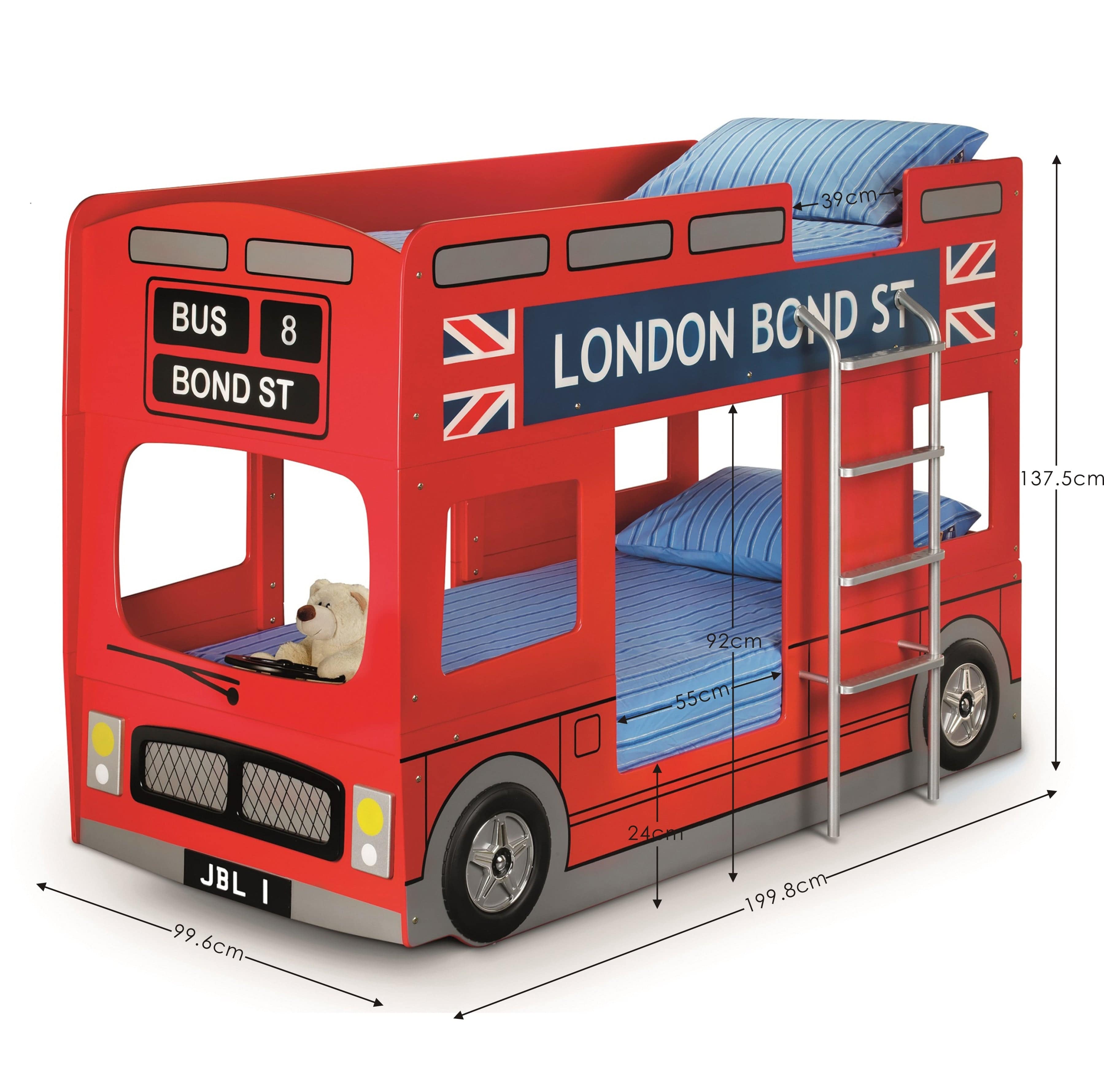 Julian Bowen Bunk Bed London Bus Bunk Bed Bed Kings