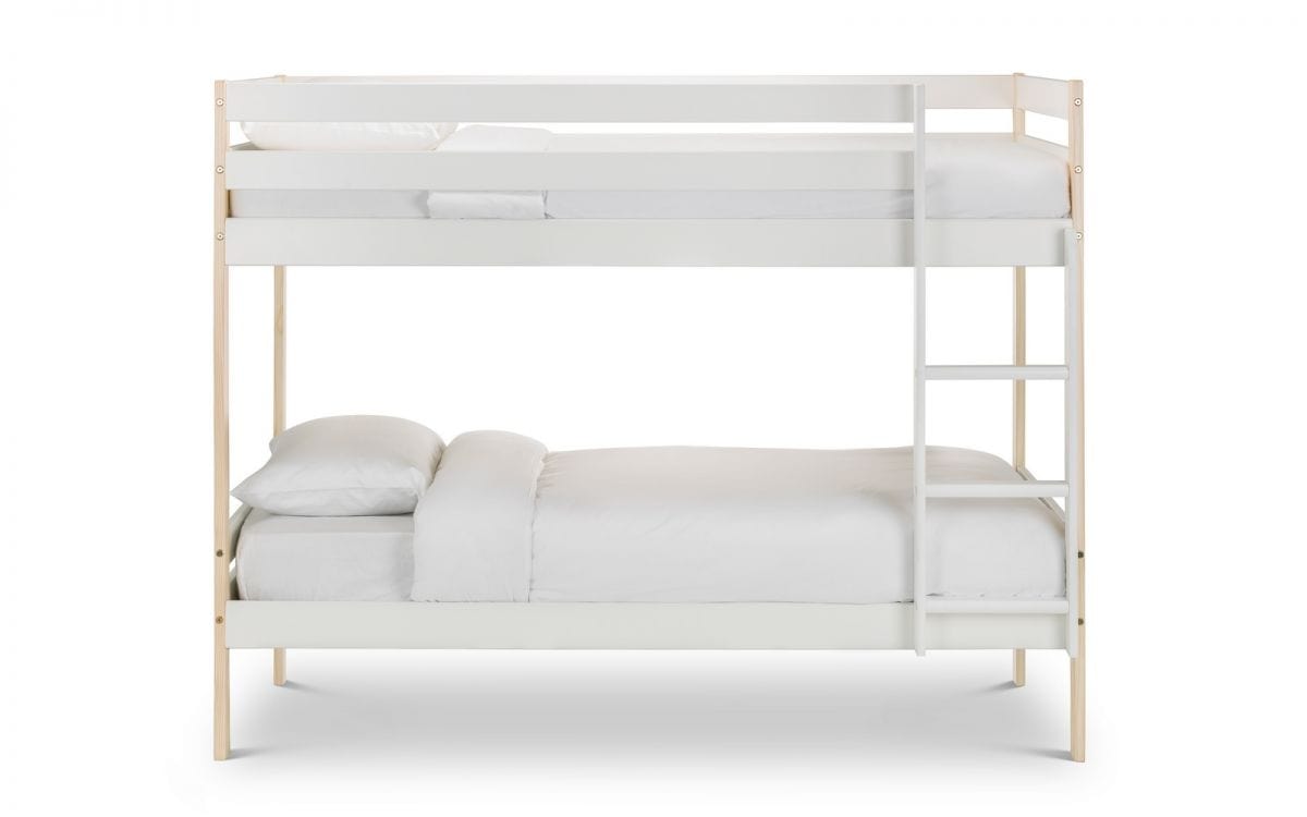 Julian Bowen Bunk Bed Single 90cm 3ft Nova Bunk Bed - Two Tone Bed Kings
