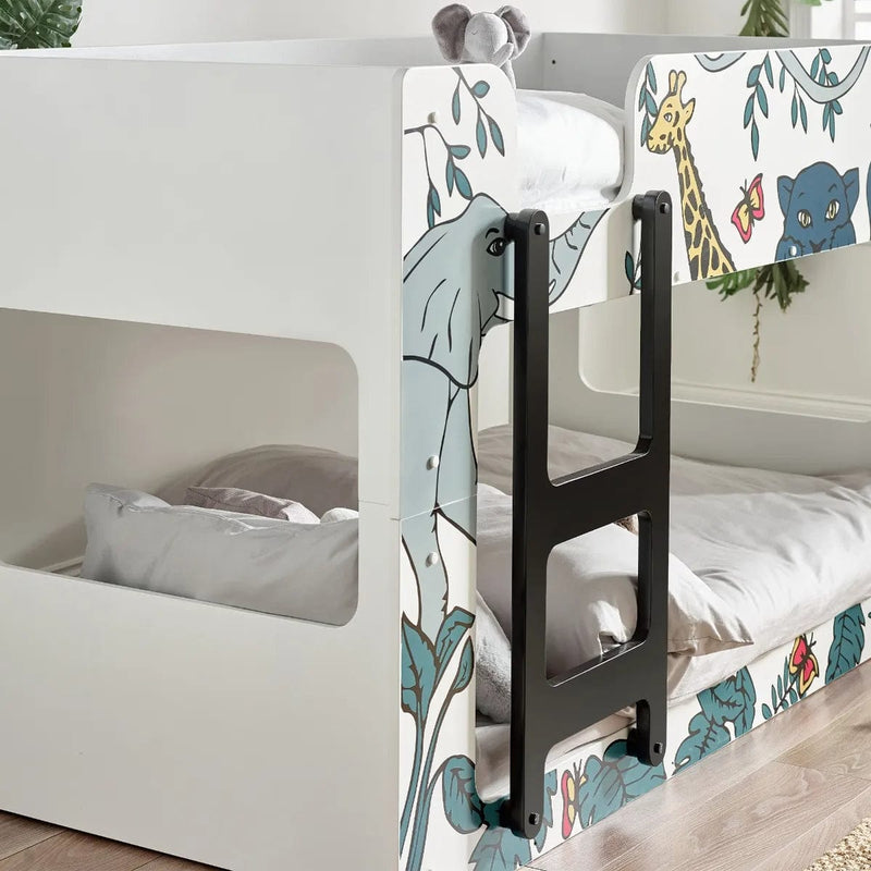 Julian Bowen Bunk Bed Single 90cm 3ft Safari Bunk Bed Bed Kings