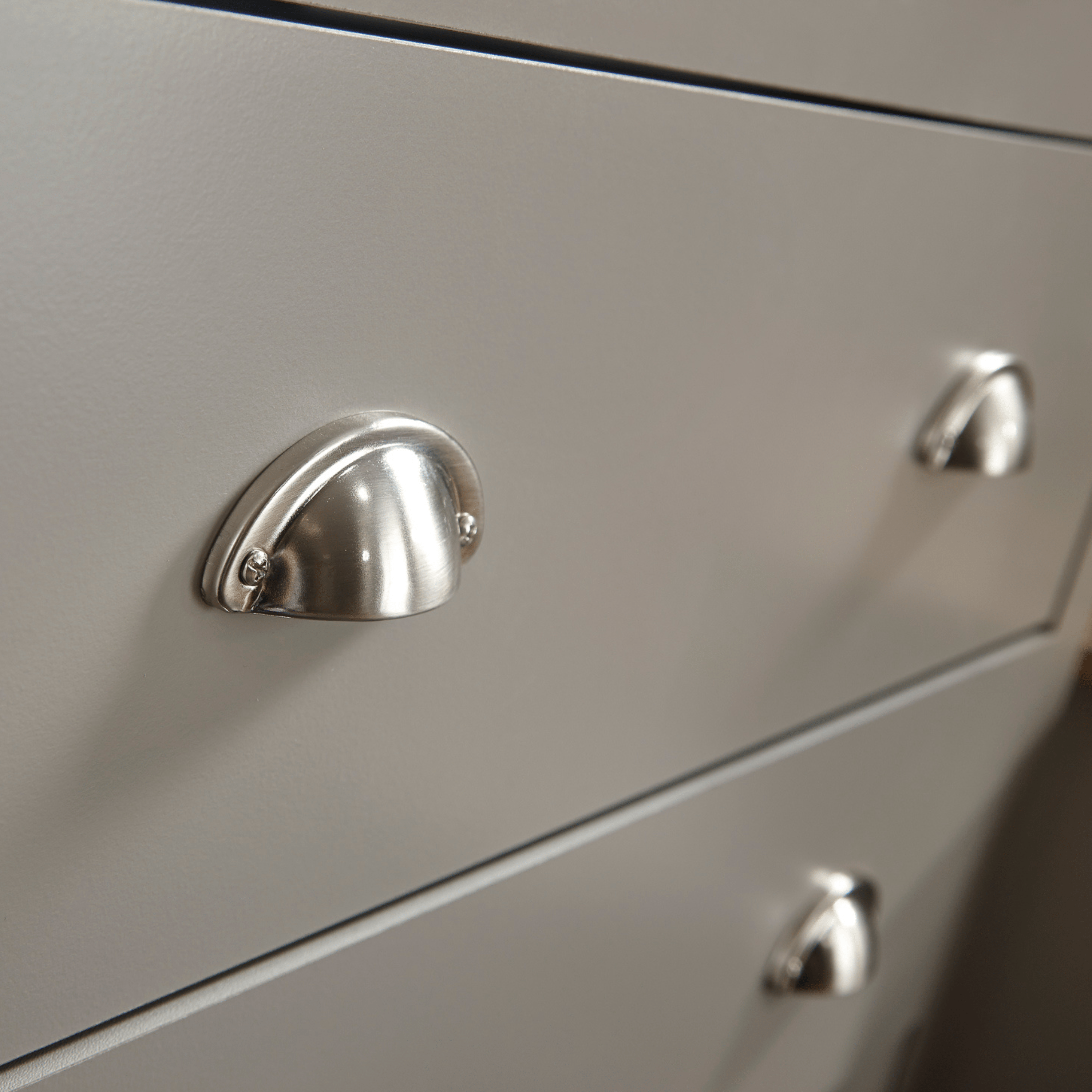GFW Chest Of Drawers Lancaster 4 Drawer Chest Grey Bed Kings