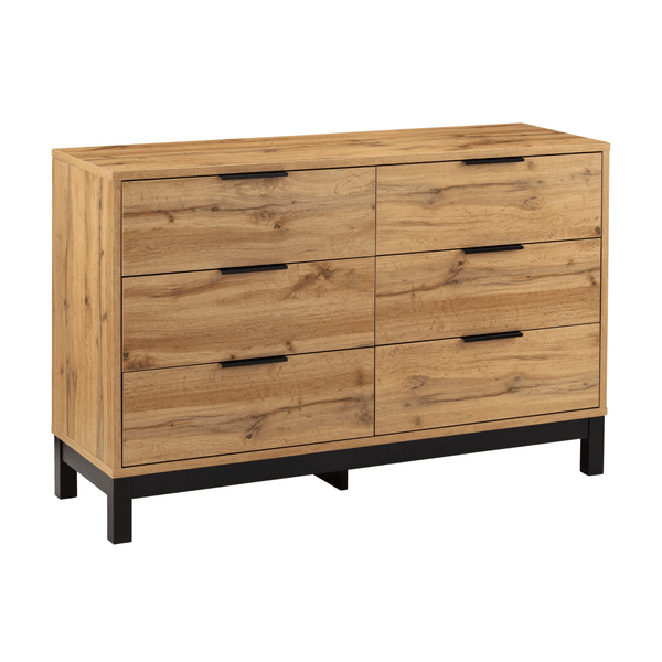 Julian Bowen Chest Of Drawers Single 90cm 3ft Bali 6 Drawer Wide Chest Bed Kings