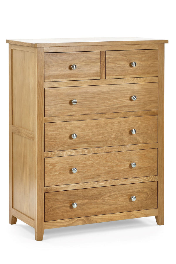 Julian Bowen Chest Of Drawers Single 90cm 3ft Mallory 4+2 Drawer Chest Bed Kings