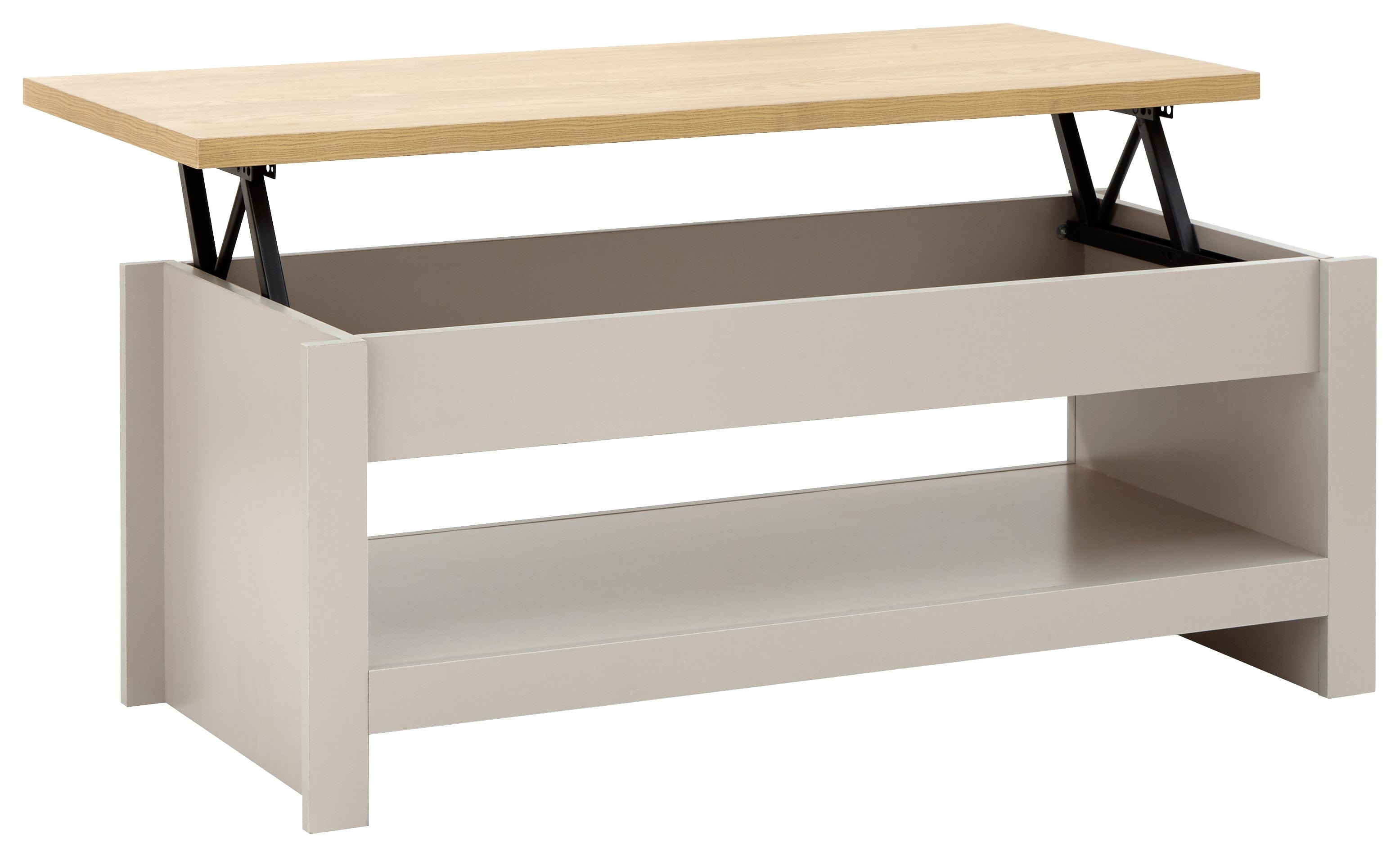 GFW Coffee Table Lancaster Lift Up Coffee Table Grey Bed Kings