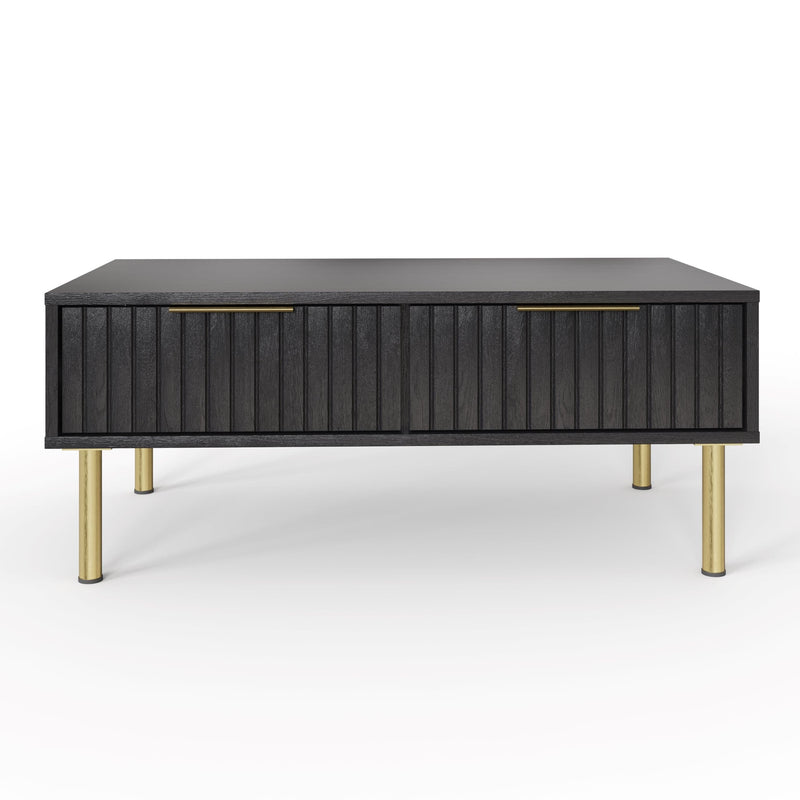GFW Coffee Table Nervata Coffee Table Black Bed Kings