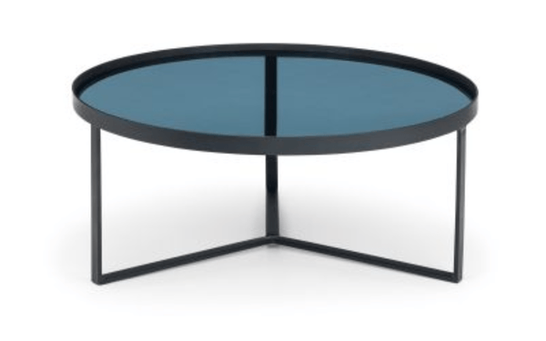Julian Bowen Coffee Table Loft Coffee Table - Smoked Glass Bed Kings