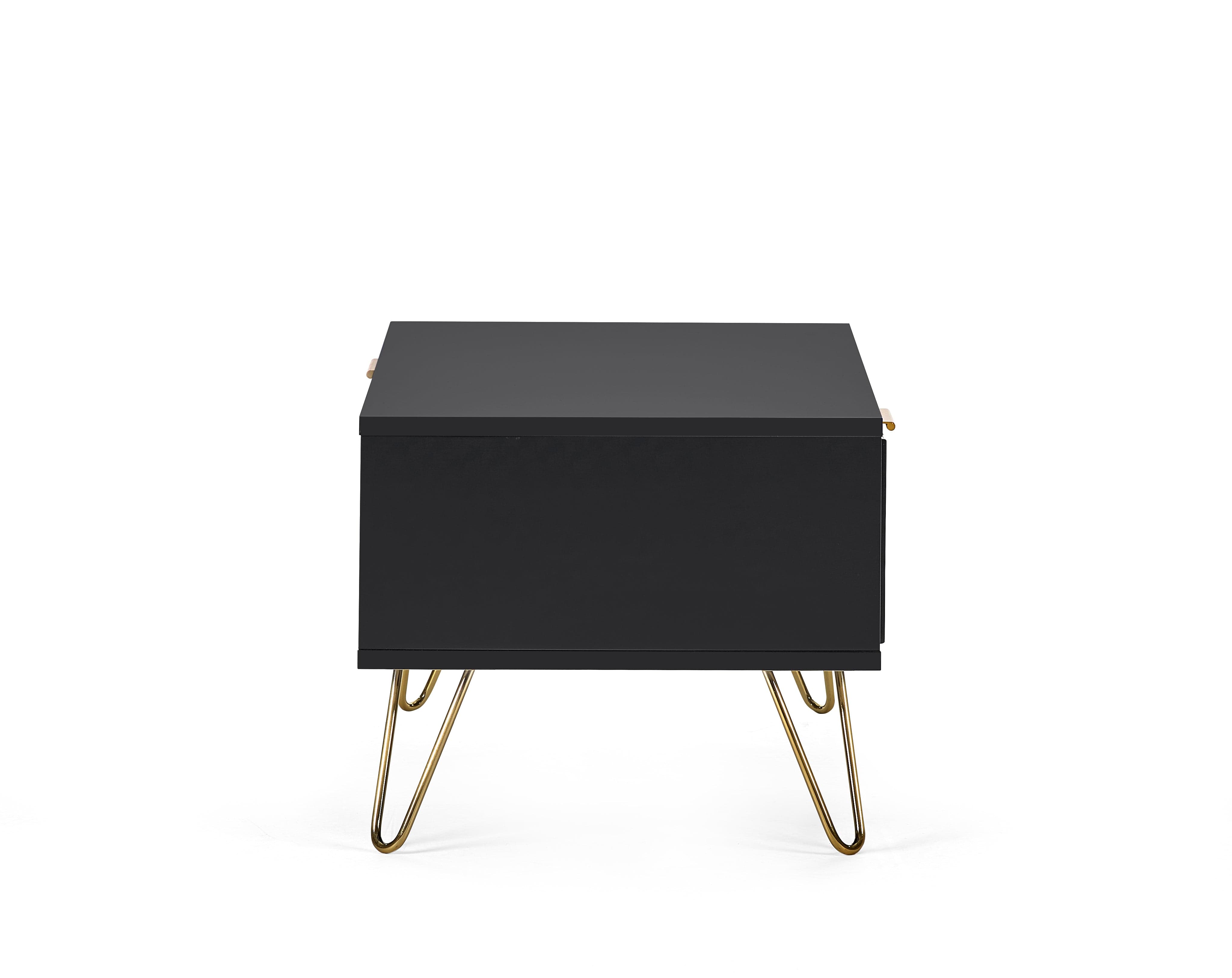 Julian Bowen Coffee Table Murano Coffee Table - Matt Black Bed Kings