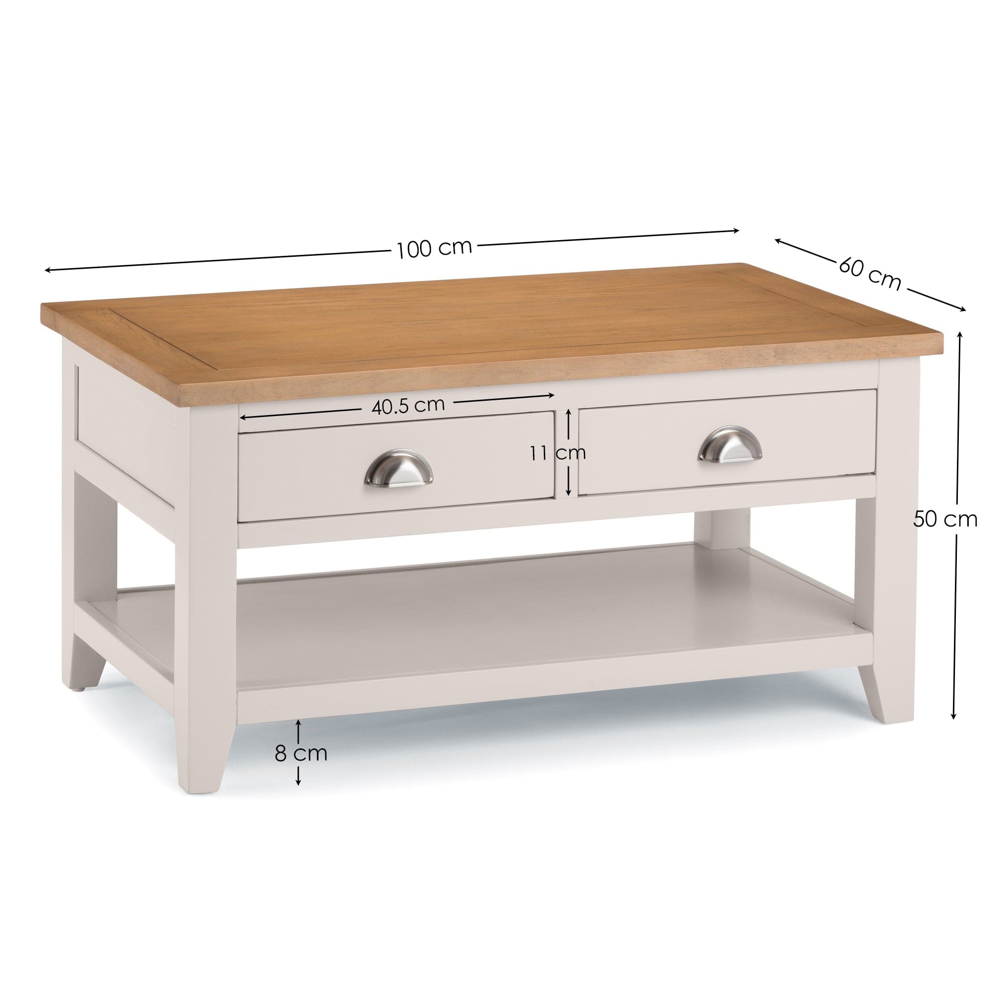 Julian Bowen Coffee Table Richmond Coffee Table With 2 Drawers Bed Kings