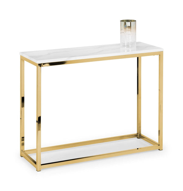 Julian Bowen Console Table Scala Gold Console Table Bed Kings