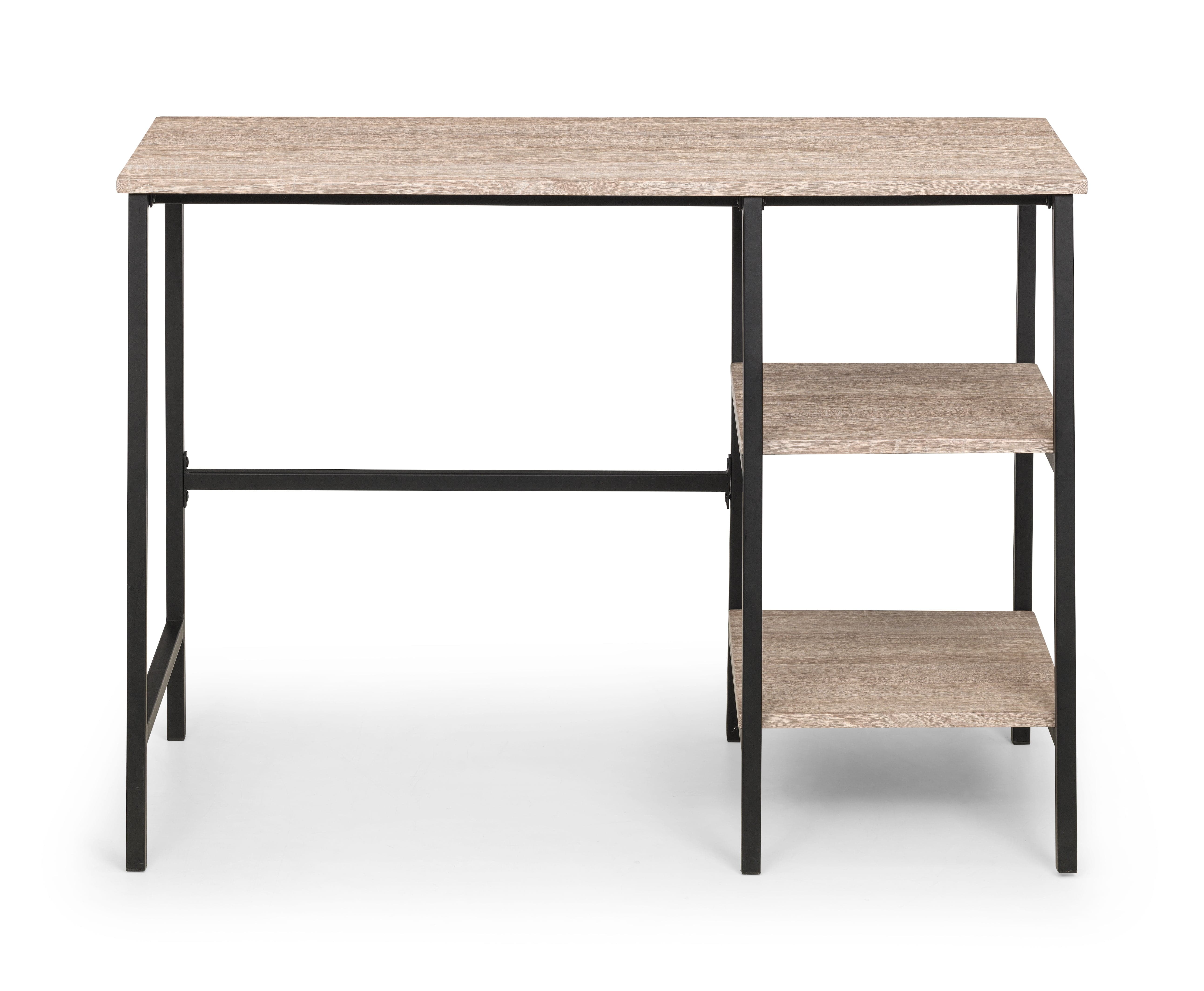 Julian Bowen Desk Tribeca Desk - Sonoma Oak Bed Kings