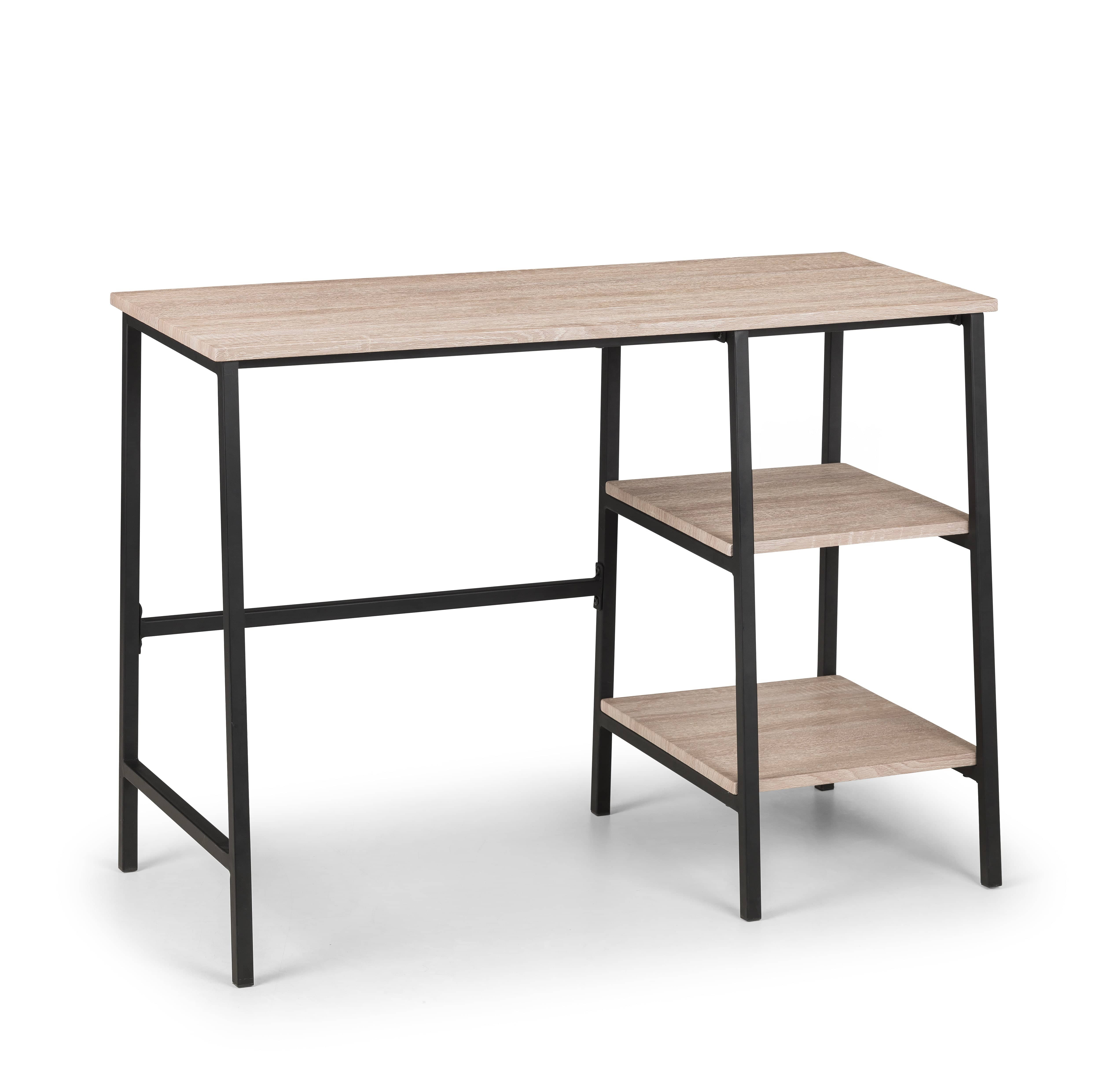 Julian Bowen Desk Tribeca Desk - Sonoma Oak Bed Kings
