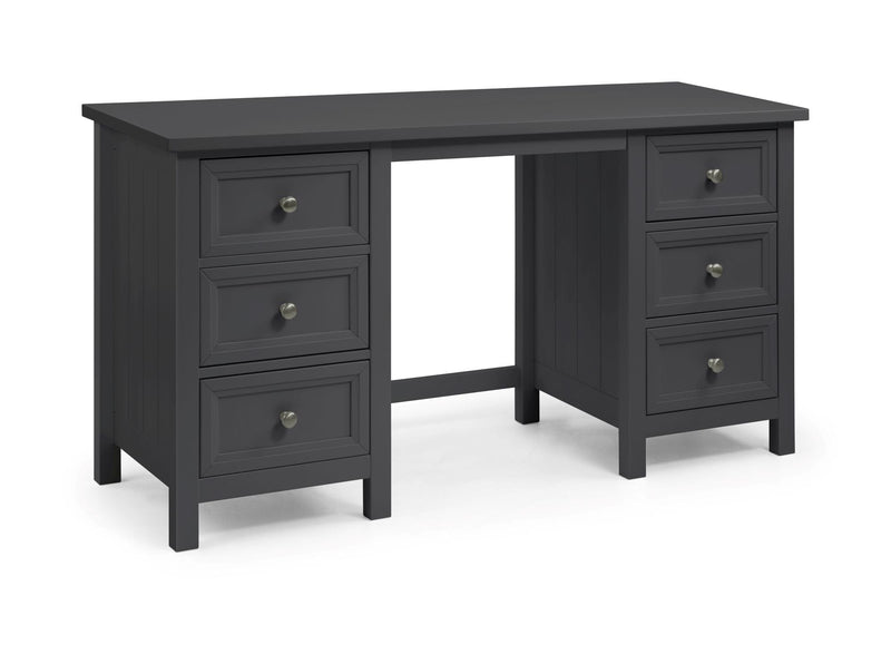 Julian Bowen Dressing Table Maine Dressing Table - Anthracite Bed Kings