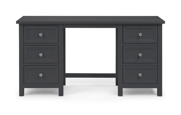 Julian Bowen Dressing Table Maine Dressing Table - Anthracite Bed Kings