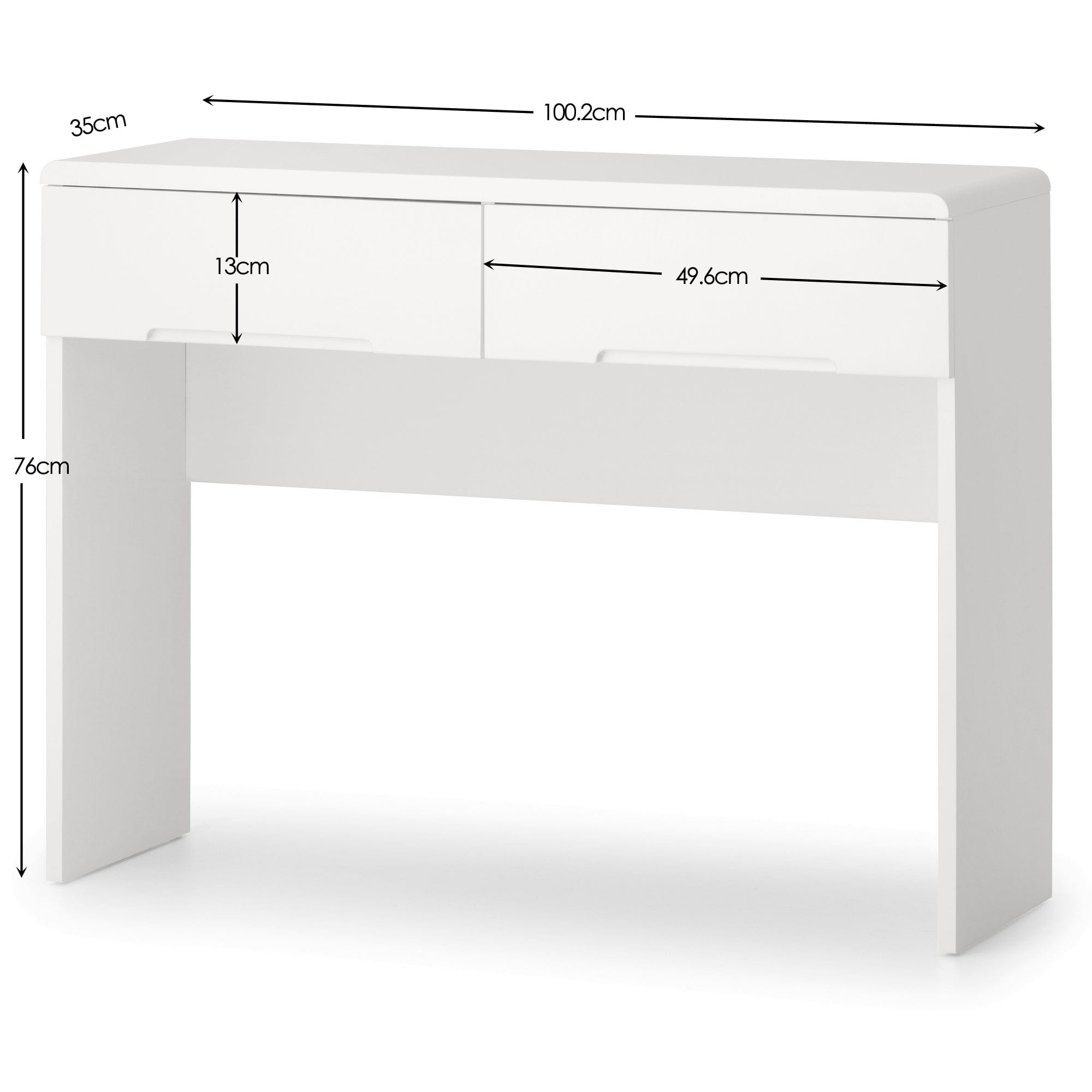 Julian Bowen Dressing Table Manhattan Dressing Table With 2 Drawers Bed Kings