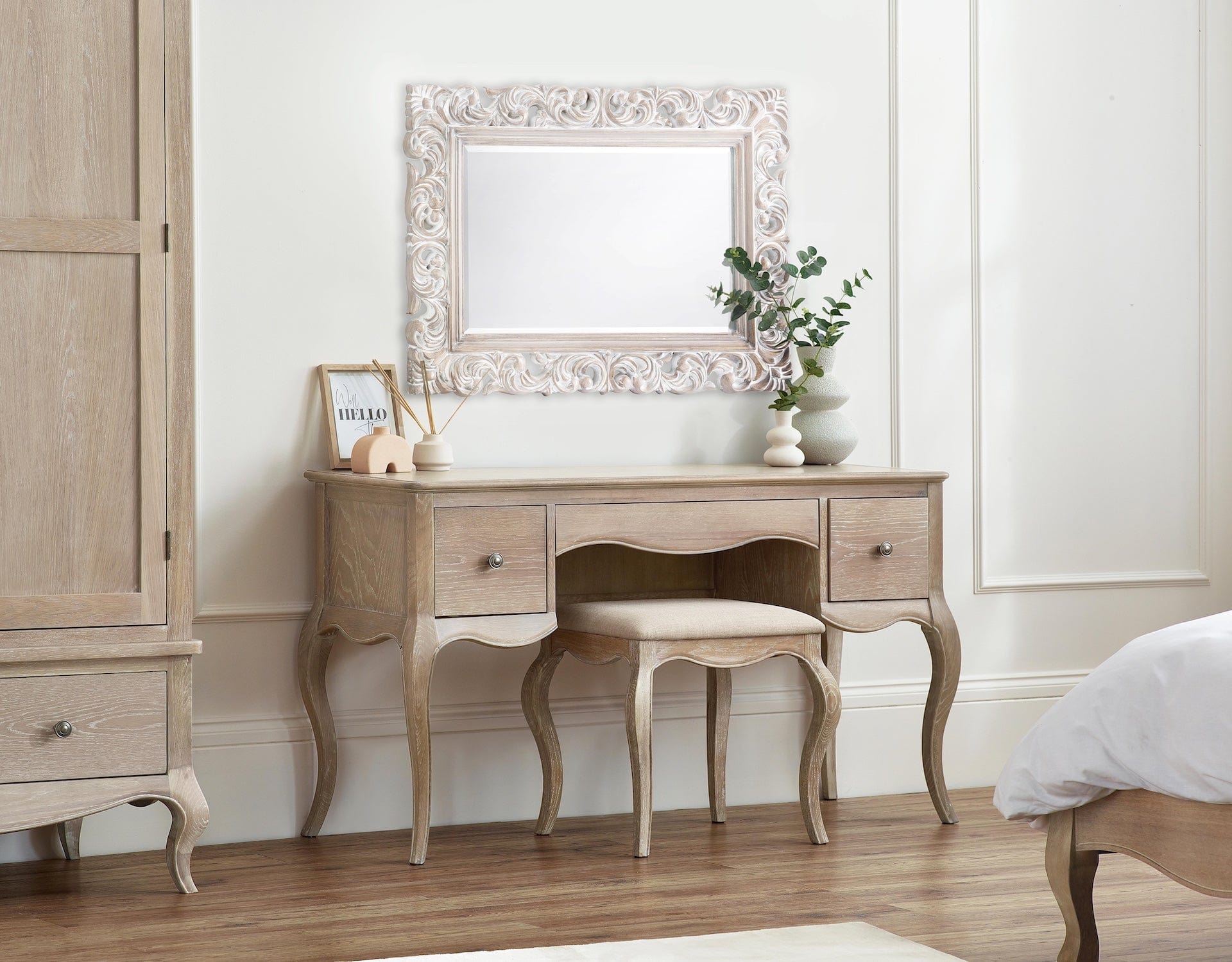 Julian Bowen Dressing Table Set Camille Dressing Table And Stool Bed Kings