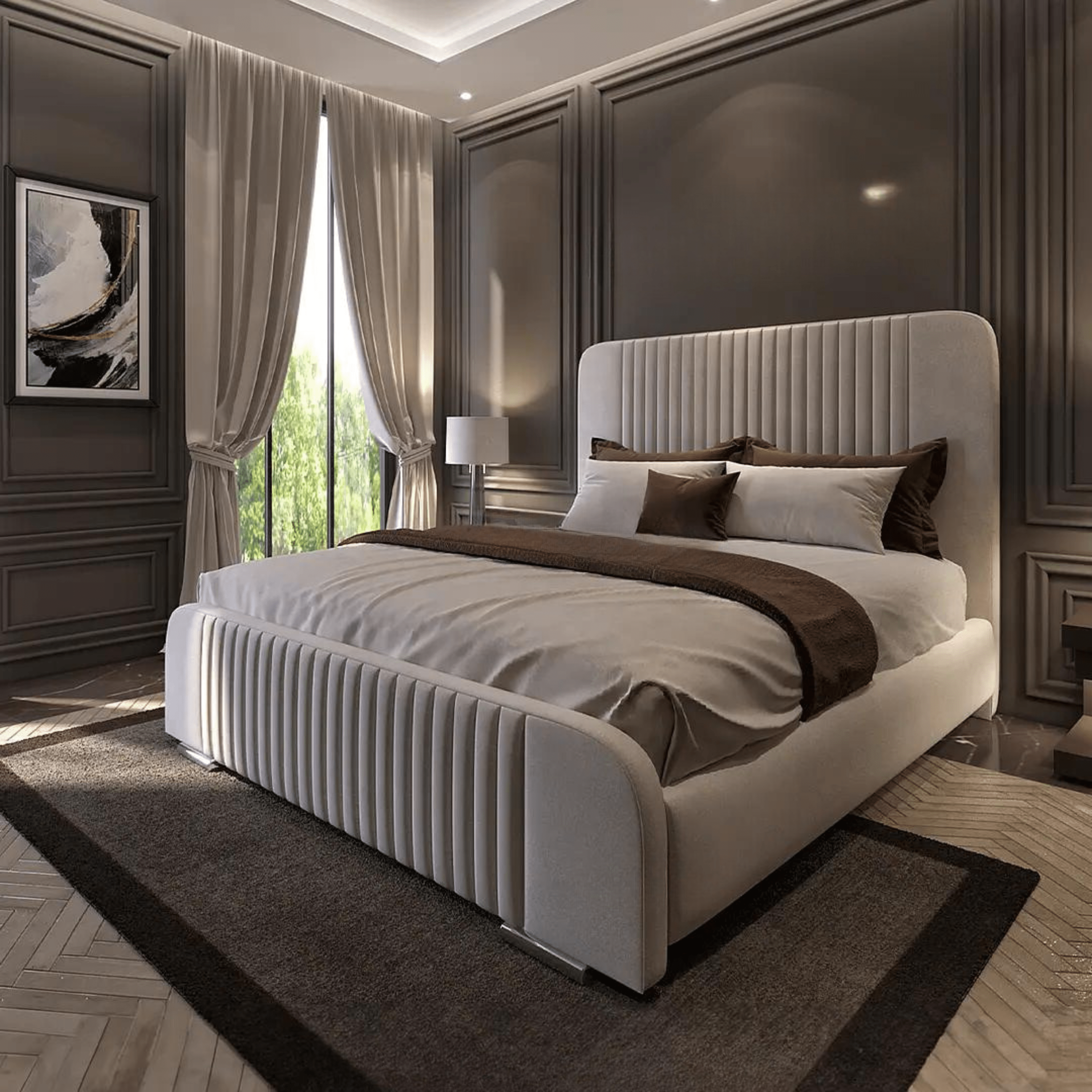 Bed Kings Fabric Bed Versaille Luxury Bed Bed Kings