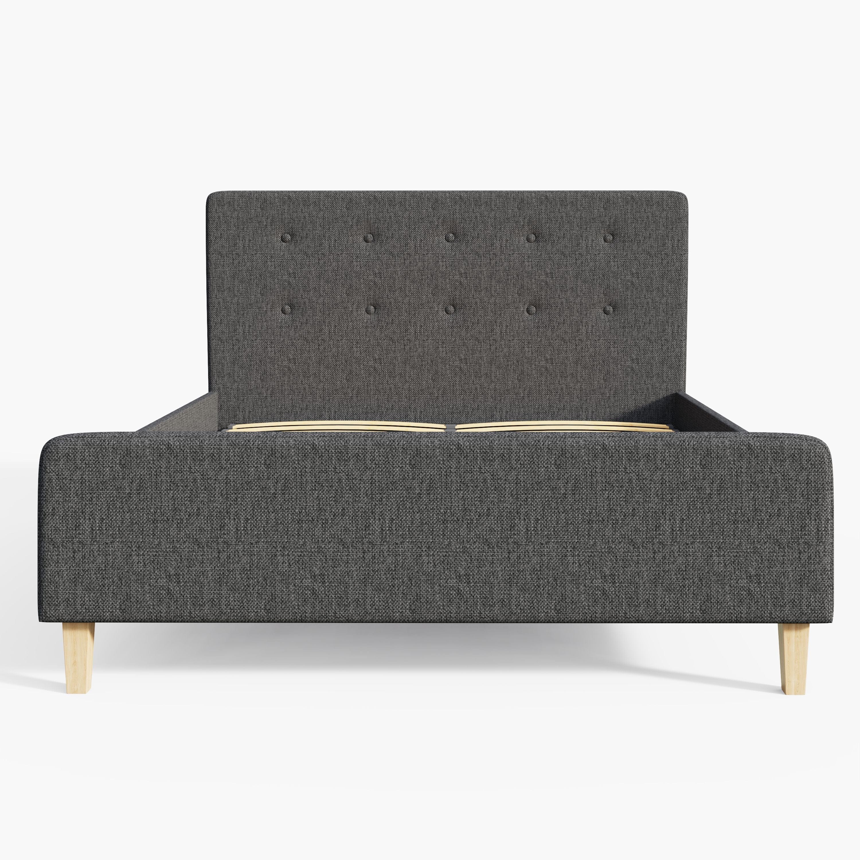 GFW Fabric Bed Ashbourne Ottoman Bed Dark Grey Bed Kings