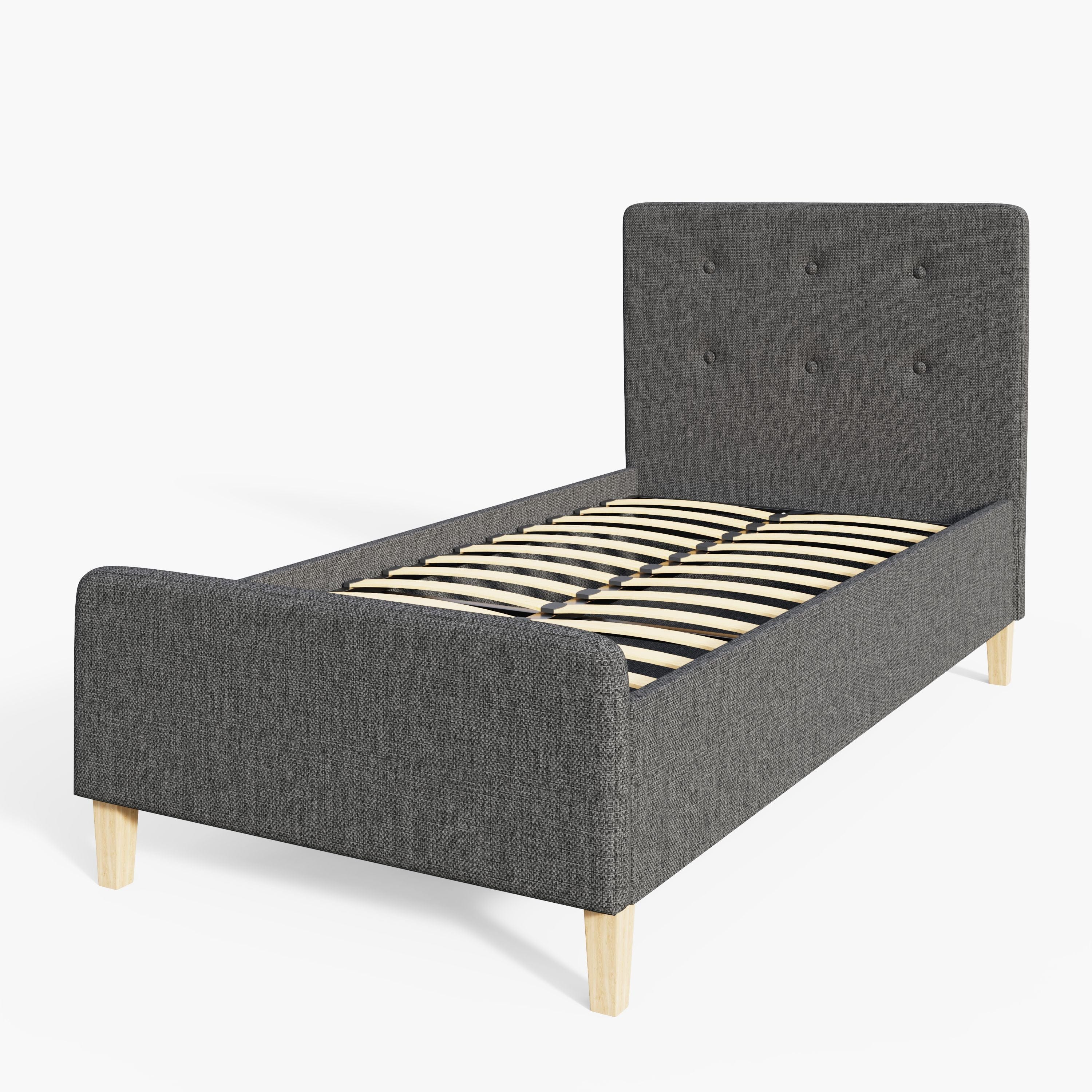 GFW Fabric Bed Ashbourne Ottoman Bed Dark Grey Bed Kings