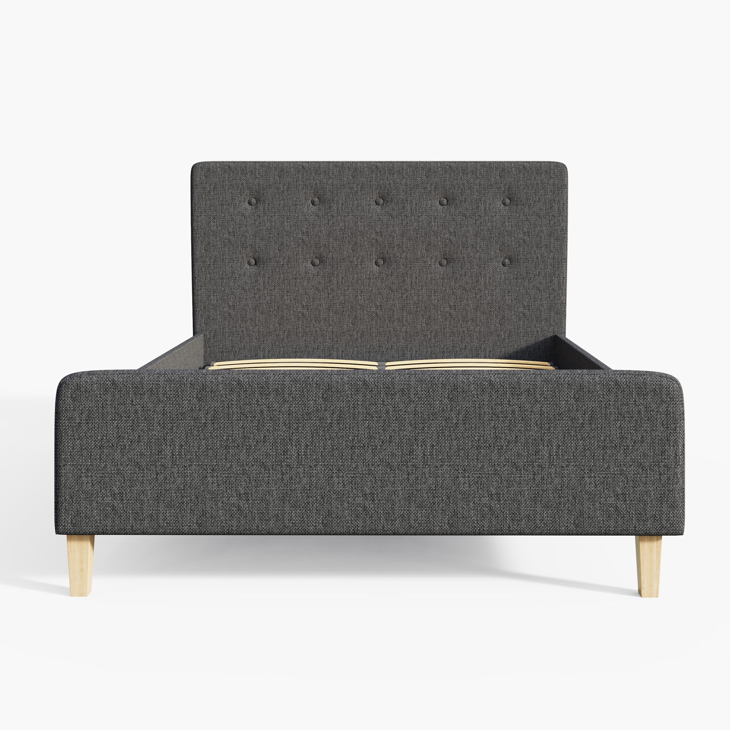 GFW Fabric Bed Ashbourne Ottoman Bed Dark Grey Bed Kings