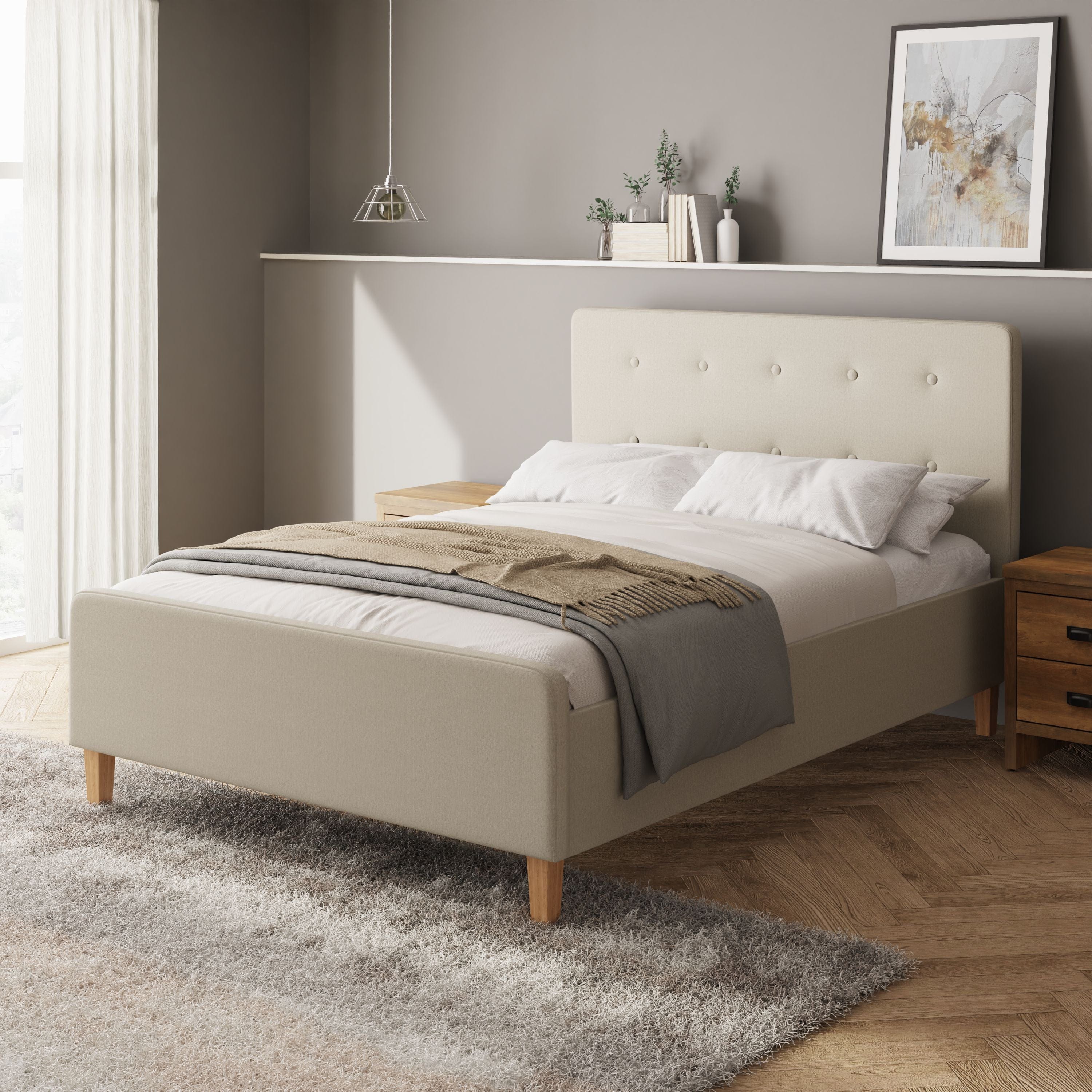 Ashbourne Ottoman Bed Natural