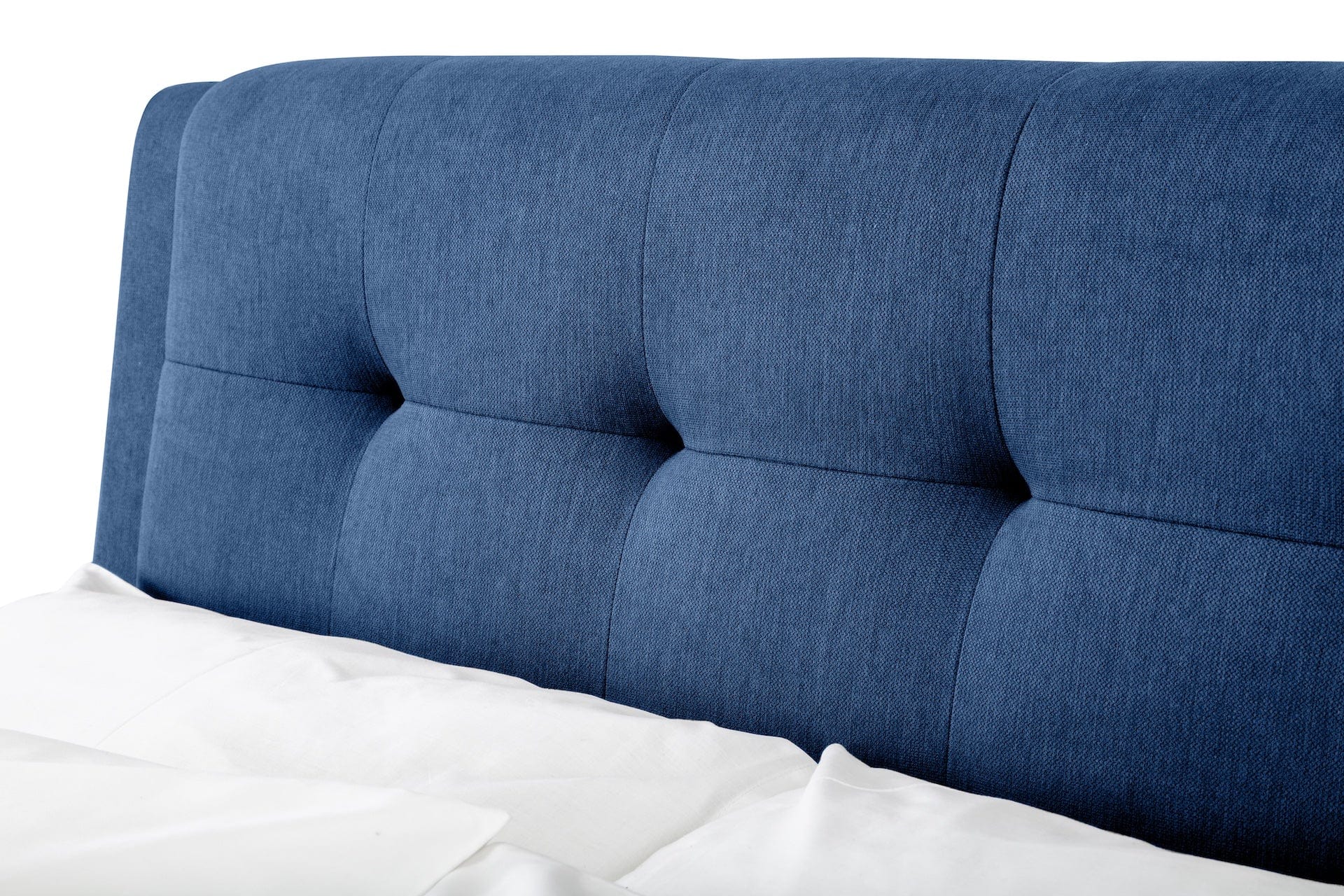Julian Bowen Fabric Bed Fullerton 4 Drawer Bed - Blue Bed Kings