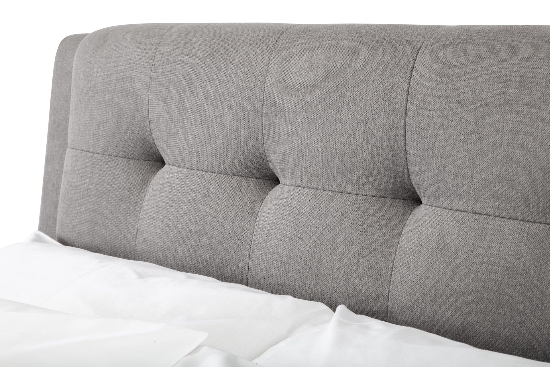 Julian Bowen Fabric Bed Fullerton 4 Drawer Bed - Grey Bed Kings