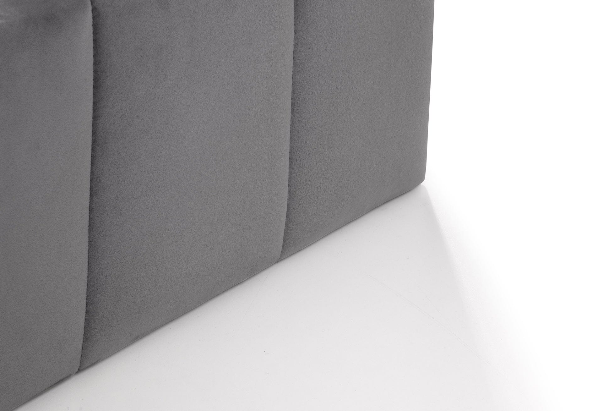 Julian Bowen Fabric Bed Gatsby Storage Ottoman Bed - Light Grey Bed Kings