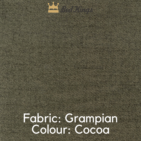 Bed Kings Fabric Swatch Grampian Fabric - Cocoa (Colour Swatch) Bed Kings