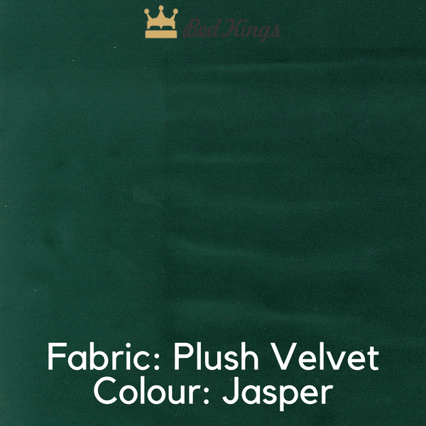 Bed Kings Fabric Swatch Plush Velvet Fabric - Jasper (Colour Swatch) Bed Kings