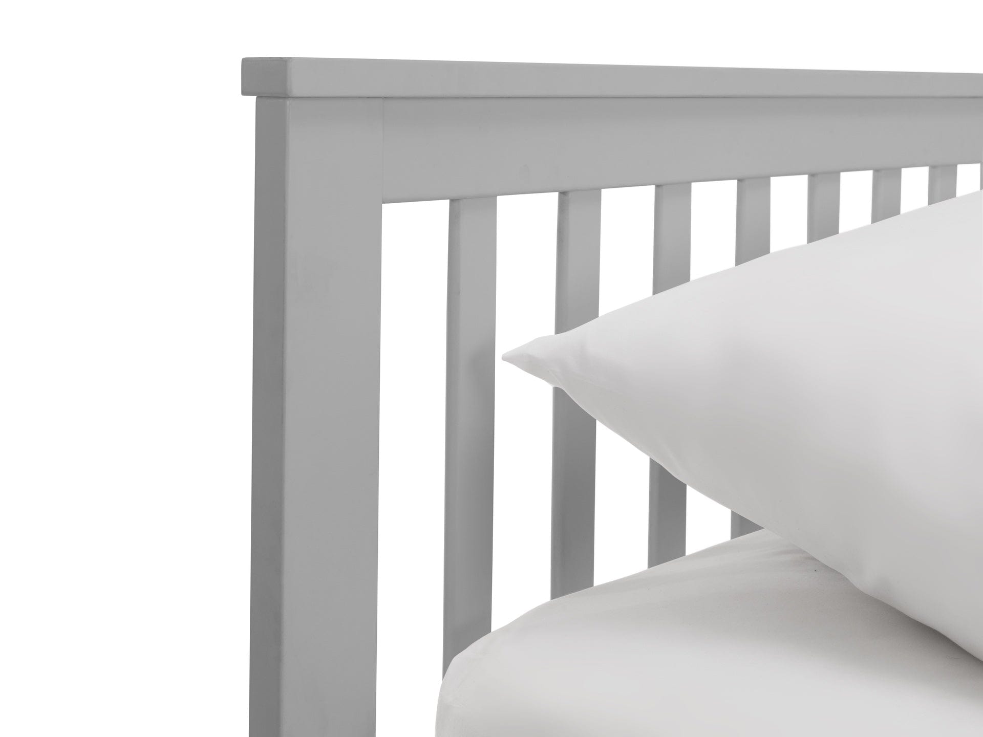 Julian Bowen Guest Bed Single 90cm 3ft Maisie Bed With Underbed And Drawers - Light Grey Bed Kings