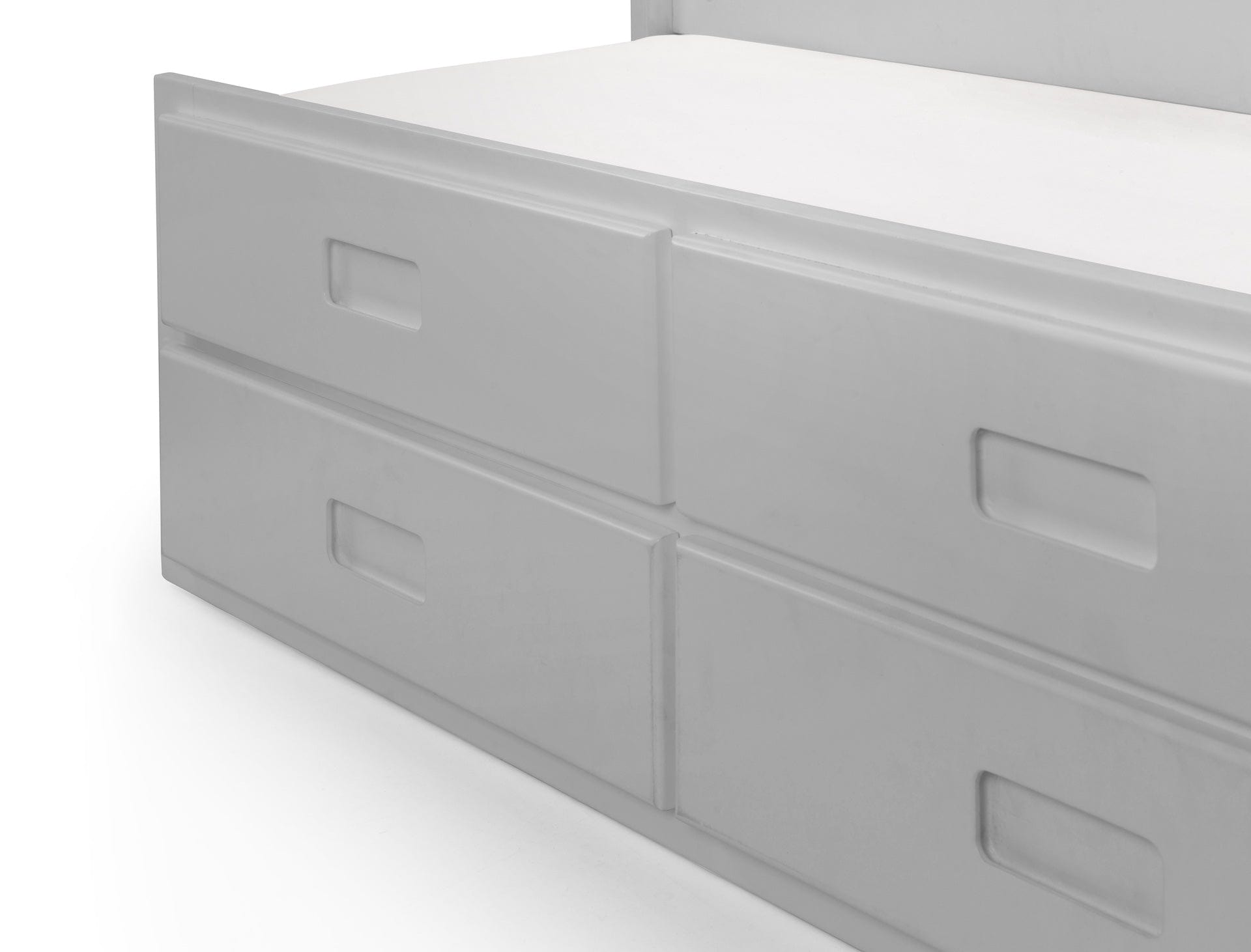 Julian Bowen Guest Bed Single 90cm 3ft Maisie Bed With Underbed And Drawers - Light Grey Bed Kings